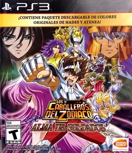Los Caballeros del Zodiaco: Alma de Soldados Box Art