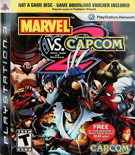 Marvel vs. Capcom 2 Box Art