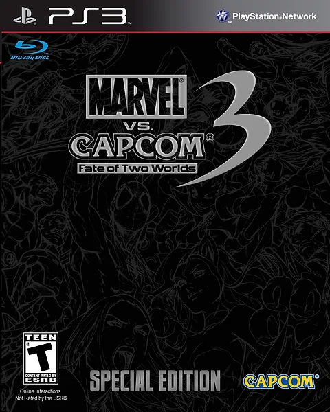 Marvel vs. Capcom 3: Fate of Two Worlds Box Art