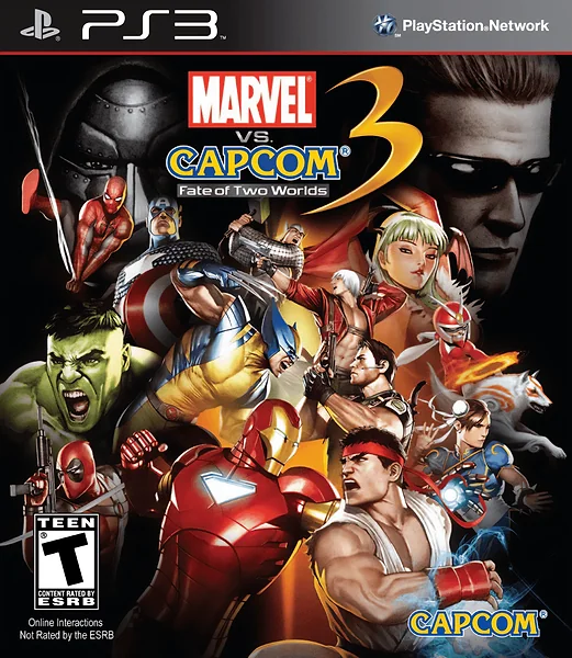 Marvel vs. Capcom 3: Fate of Two Worlds box art