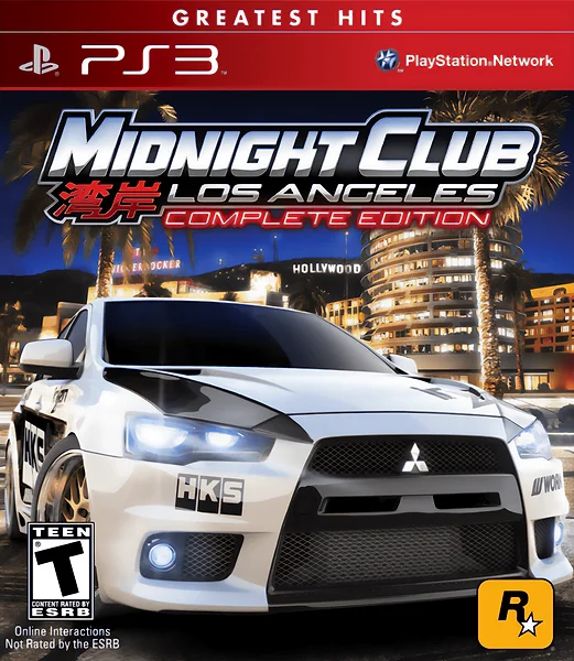 Midnight Club: Los Angeles box art