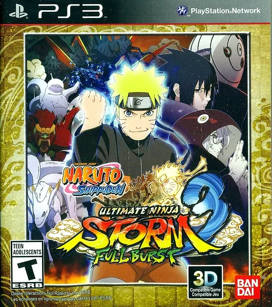 Naruto Shippuden: Ultimate Ninja Storm 3 - Full Burst box art