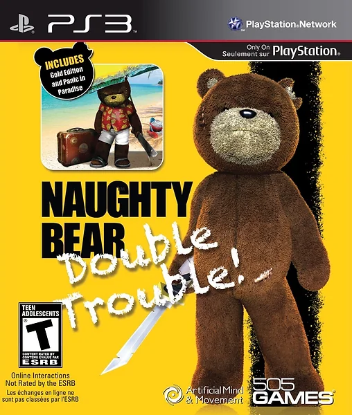 Naughty Bear: Double Trouble box art
