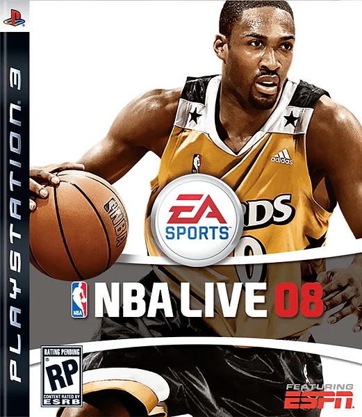 NBA Live 08 Box Art