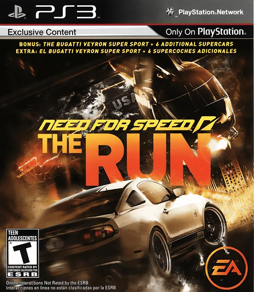 Need for Speed: The Run box art
