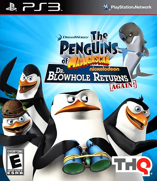 Penguins of Madagascar: Dr. Blowhole Returns Again! Box Art
