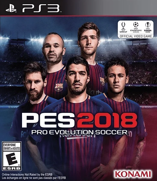 Pro Evolution Soccer 2018 Box Art