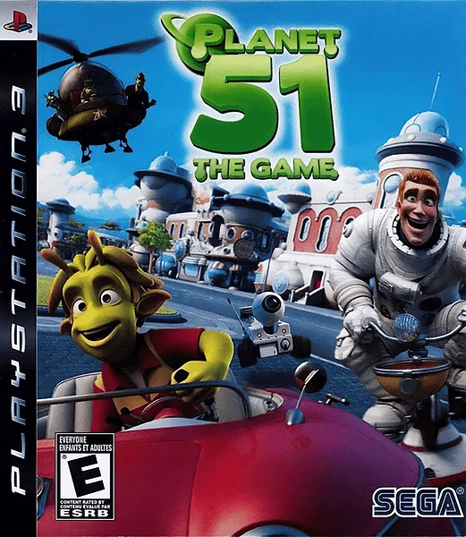 Planet 51: The Game Box Art