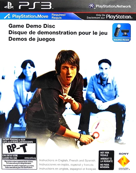 PlayStation Move Game Demo Disc Box Art