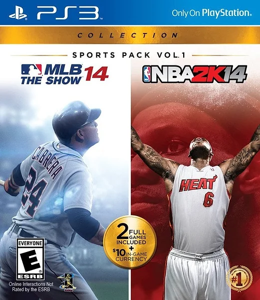 PlayStation Sports Pack Vol. 1: MLB 14: The Show & NBA 2K14 Box Art