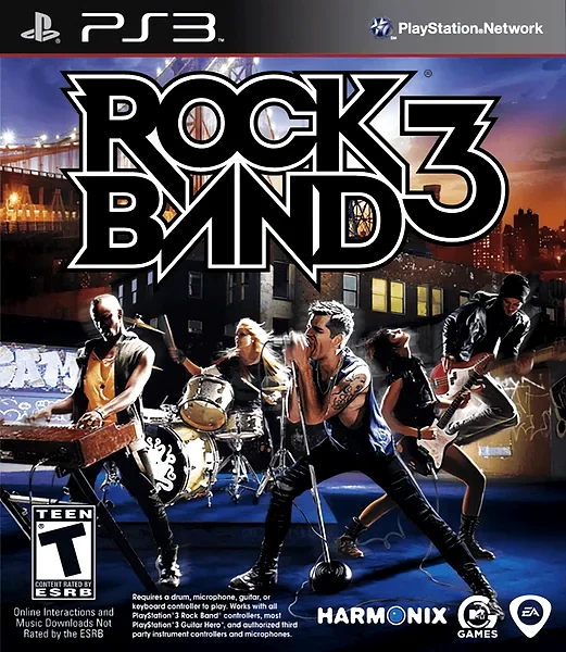 Rock Band 3 box art