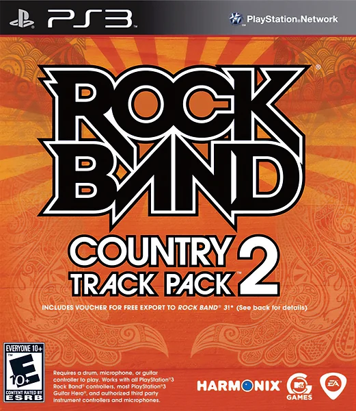 Rock Band: Country Track Pack 2 Box Art