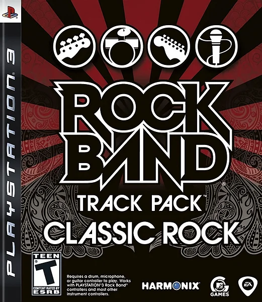 Rock Band Track Pack: Classic Rock box art