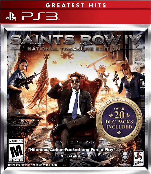Saints Row IV: National Treasure Edition box art