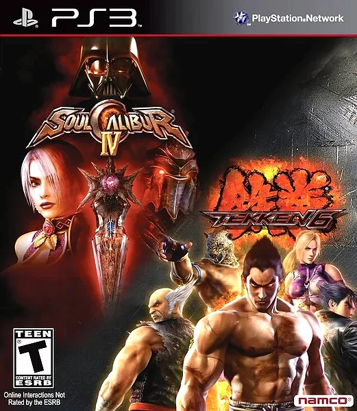 SoulCalibur IV & Tekken 6 box art