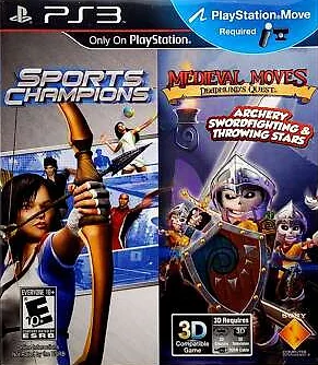 Sports Champions + Medieval Moves box art