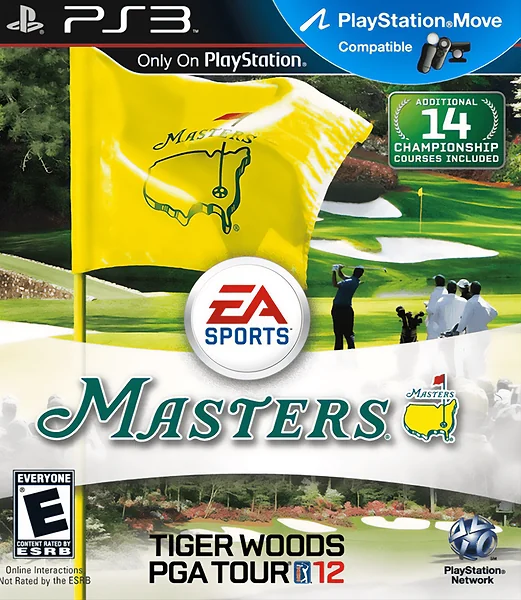 Tiger Woods PGA Tour 12: The Masters box art