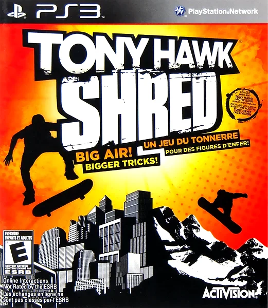 Tony Hawk: Shred box art