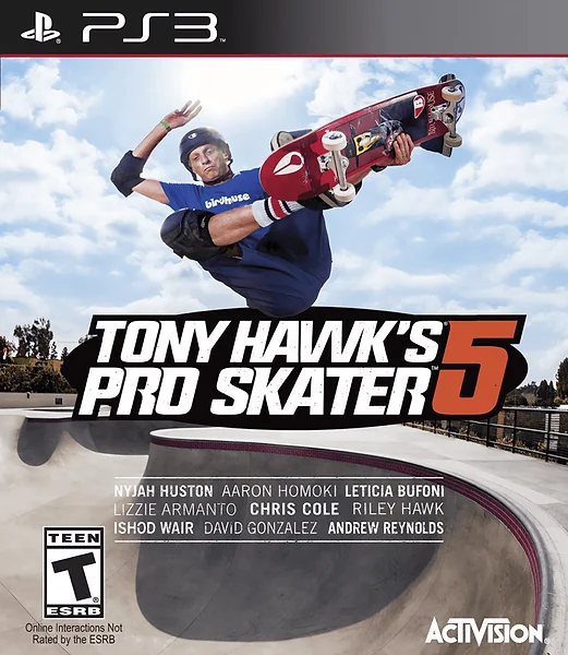 Tony Hawk's Pro Skater 5 box art