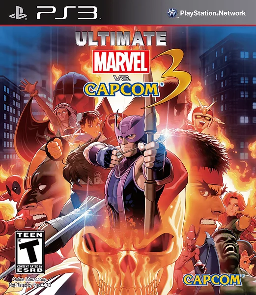 Ultimate Marvel vs Capcom 3 Box Art
