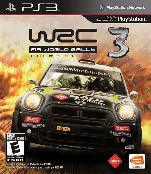 WRC 3: FIA World Rally Championship box art