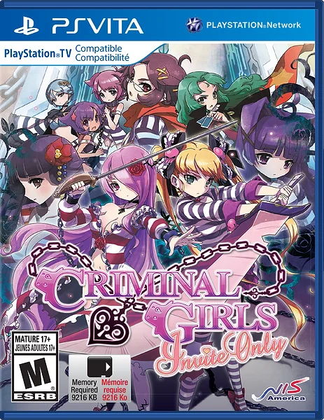 Criminal Girls: Invite Only Box Art