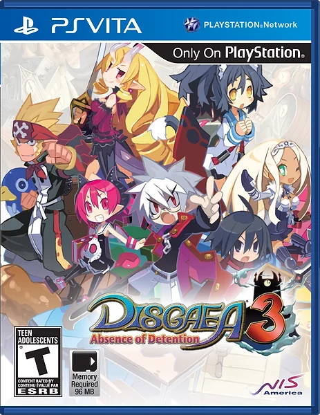 Disgaea 3: Absence of Detention box art