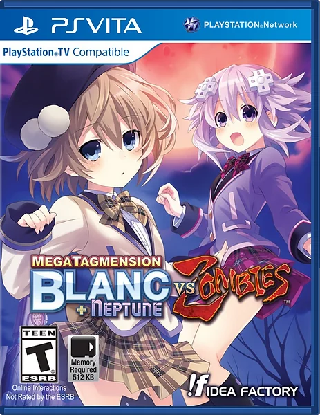 MegaTagmension Blanc + Neptune VS Zombies box art