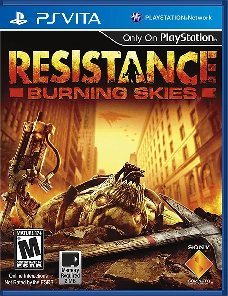Resistance: Burning Skies Box Art