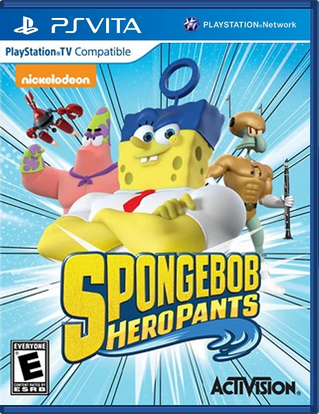 SpongeBob HeroPants Box Art