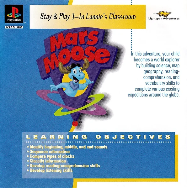 A Mars Moose Adventure: Stay & Play 3 - In Lonnie's Classroom Box Art