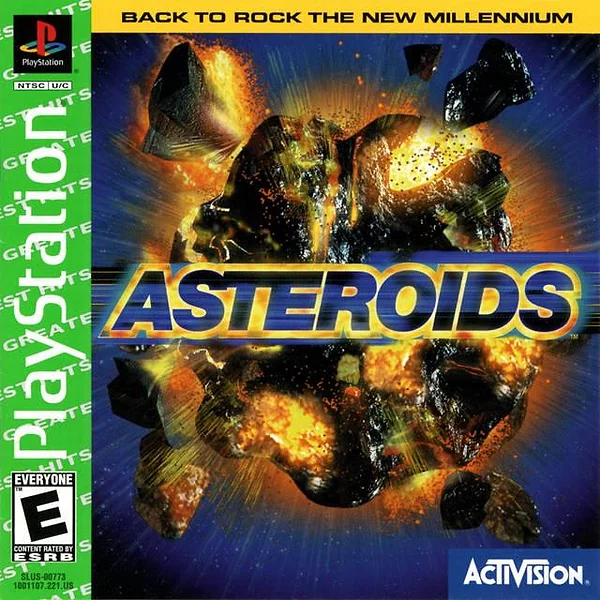 Asteroids box art