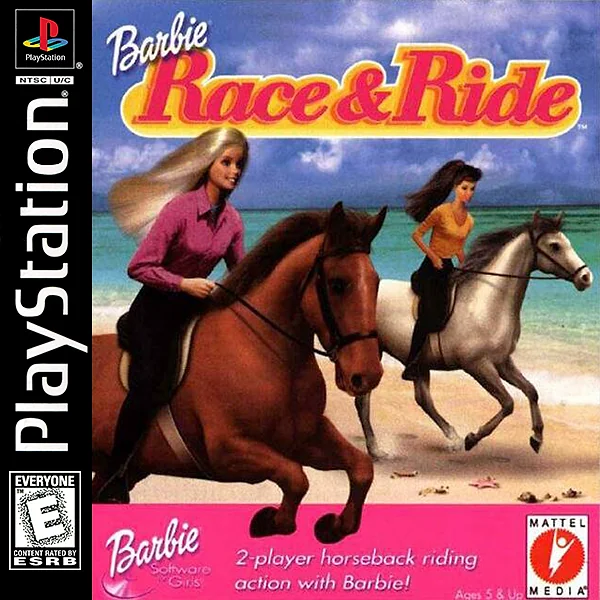 Barbie: Race & Ride box art