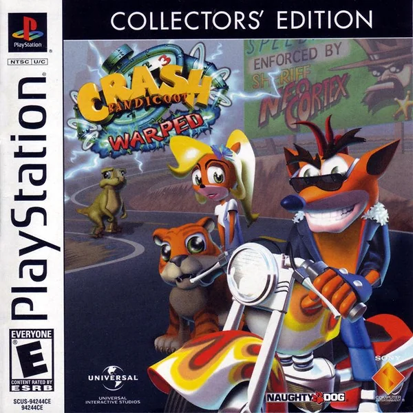Crash Bandicoot: Warped box art