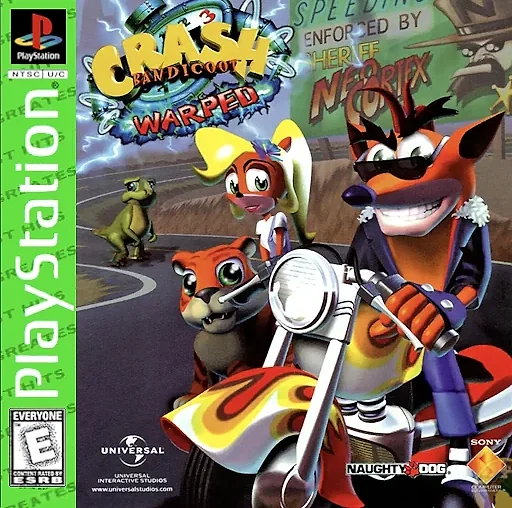 Crash Bandicoot: Warped box art