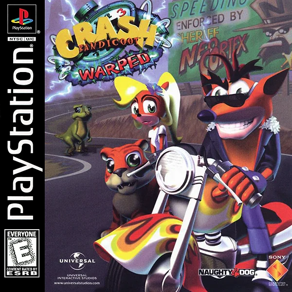 Crash Bandicoot: Warped box art