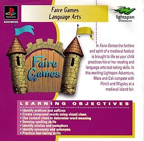 Faire Games: Language Arts box art