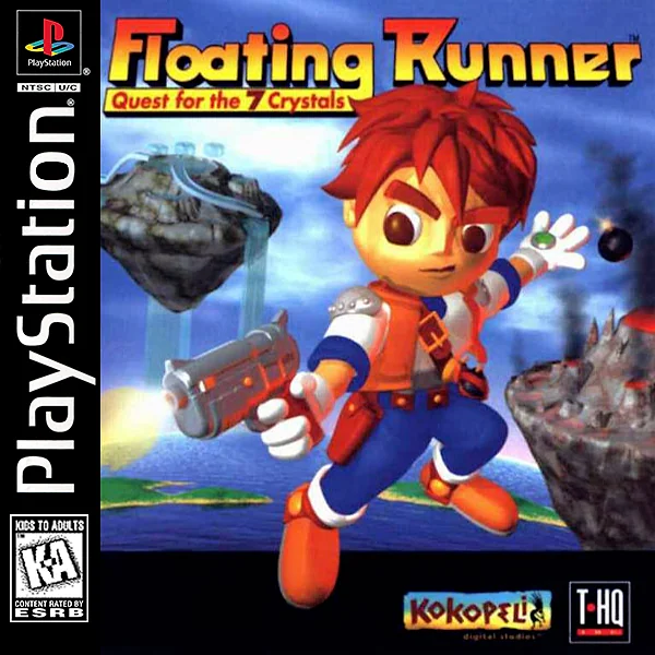 Floating Runner: Quest for the 7 Crystals Box Art
