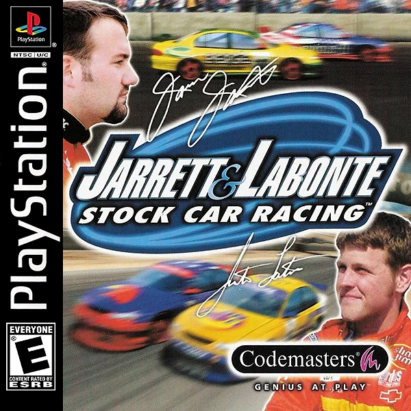 Jarrett & Labonte Stock Car Racing Box Art
