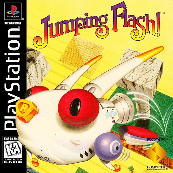 Jumping Flash box art