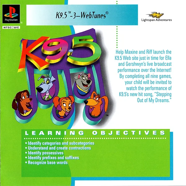K9.5: WebTunes Box Art