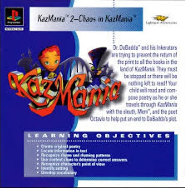 KazMania 2: Chaos in Kazmania Box Art
