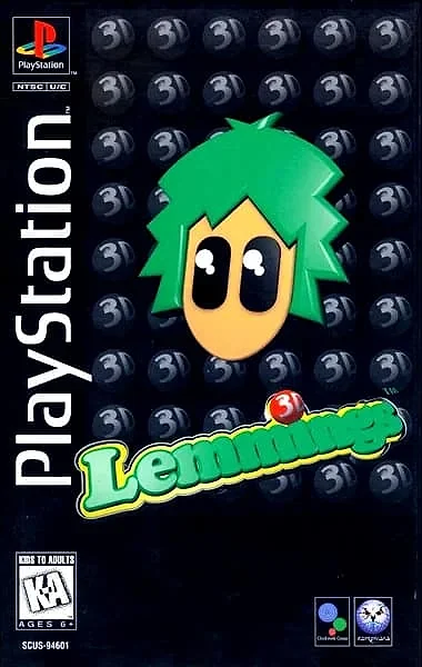 Lemmings 3D Box Art