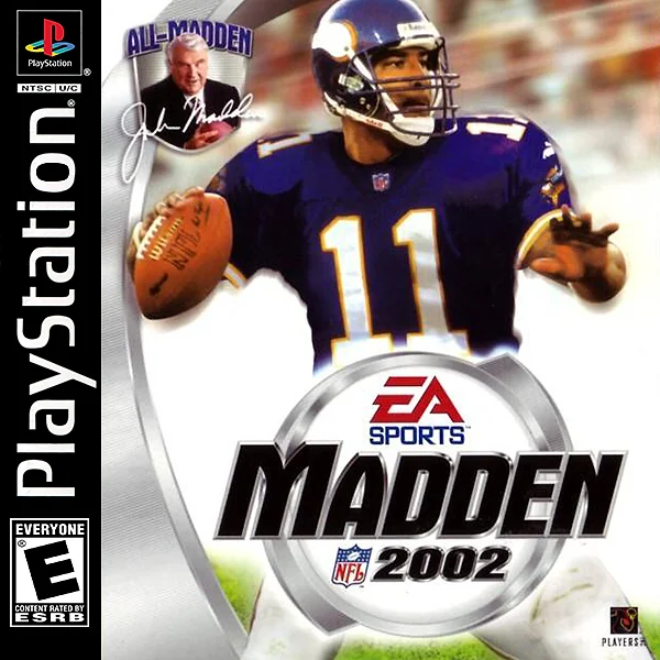 Madden NFL 2002 box art