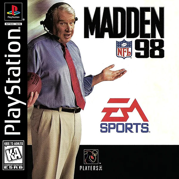Madden NFL 98 Box Art