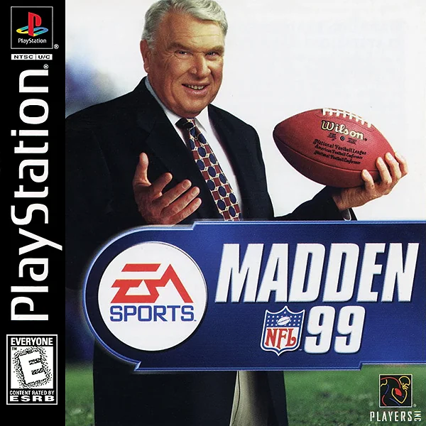 Madden NFL 99 Box Art
