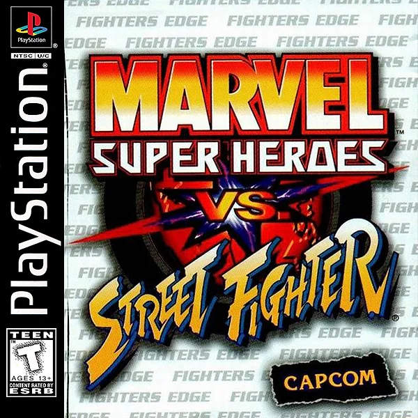 Marvel Super Heroes vs. Street Fighter box art