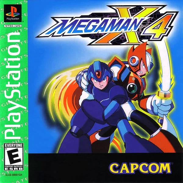 MegaMan X4 box art