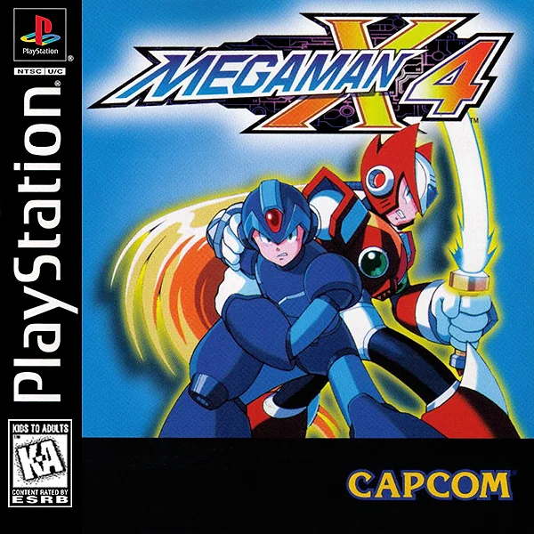MegaMan X4 box art