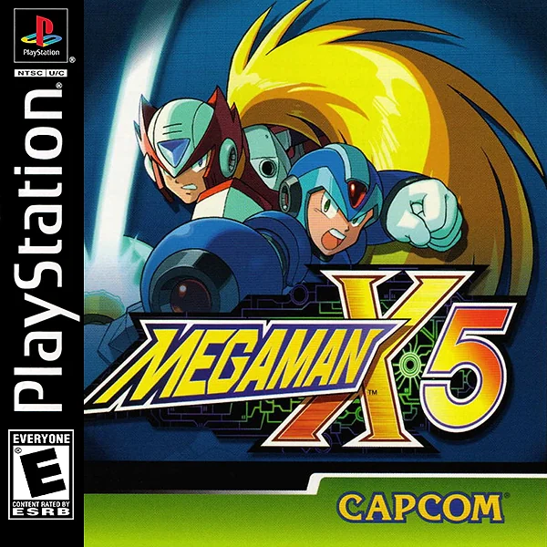 MegaMan X5 box art